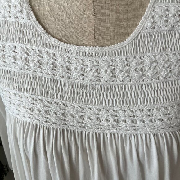 PERUVIAN CONNECTION Pima Cotton Nightgown Size X-Small - Picture 3 of 8
